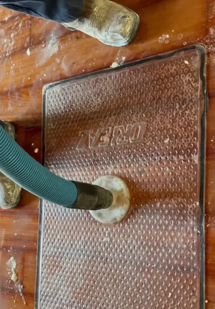 AC leak water damage Fort Myers FL: aC drain line leak causing water damage in a Fort Myers ceiling