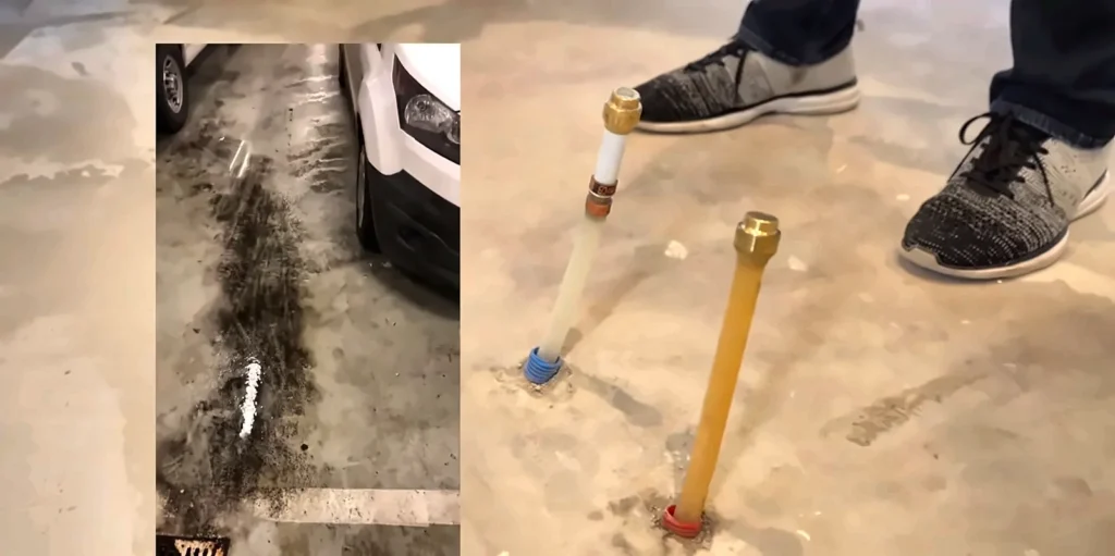 Mold testing on a concrete floor, work that needs a Florida mold license